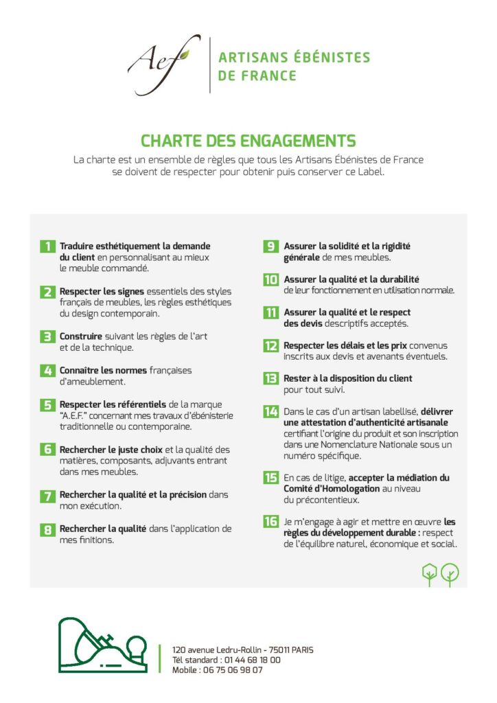 Charte AEF