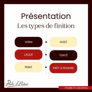 Les finitions réalisées à Perle d'Ébène