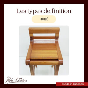 Les finitions : huilé