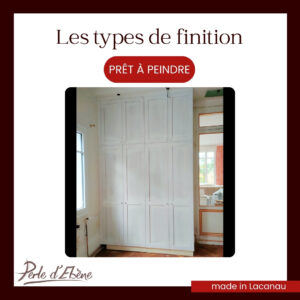 Les finitions : prêt à peindre