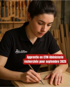 Apprentie ébéniste recherché pour septembre 2025