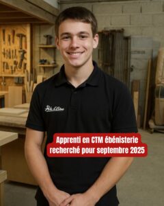 Apprenti ébéniste recherché pour septembre 2025