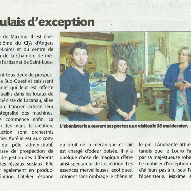 Article Journal du Médoc 15 juin 2018