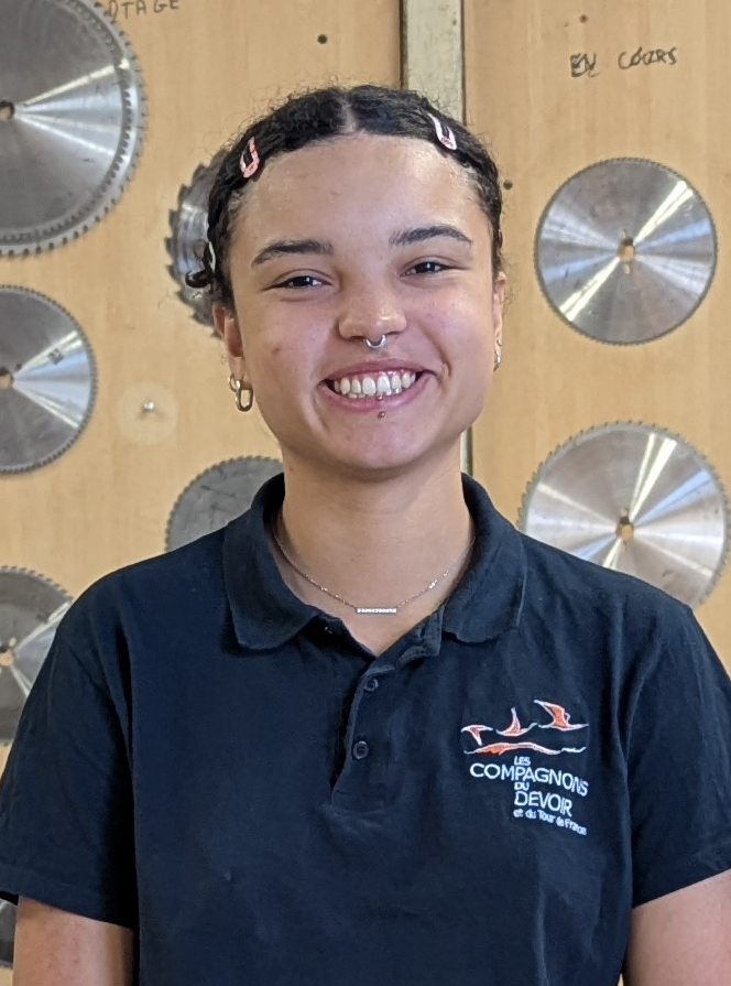Maïlys Ciseran apprenti ébéniste Compagnon du Devoir