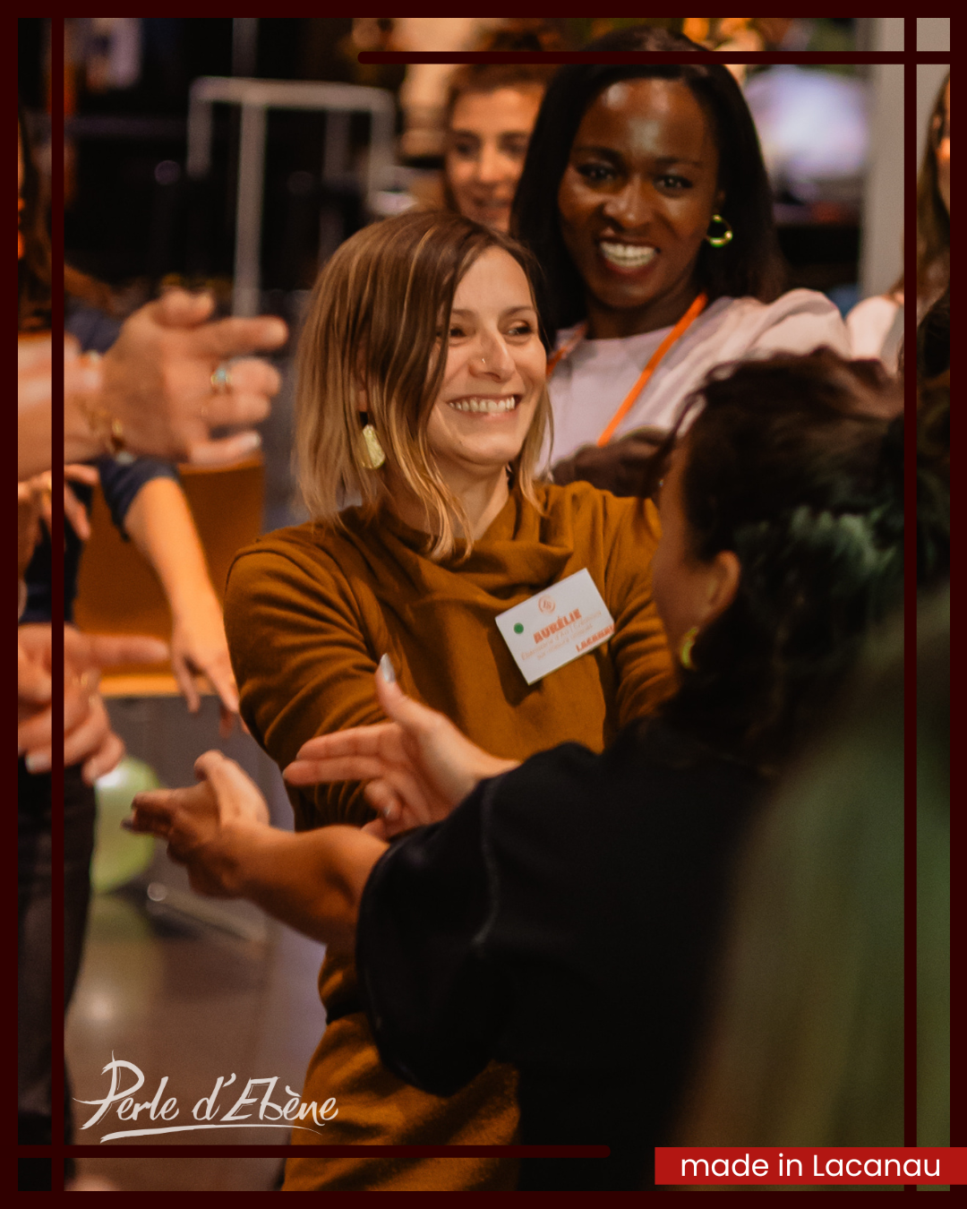 Aurélie Plessis soirée Rayonnantes à Bordeaux pour Perle d'Ébène